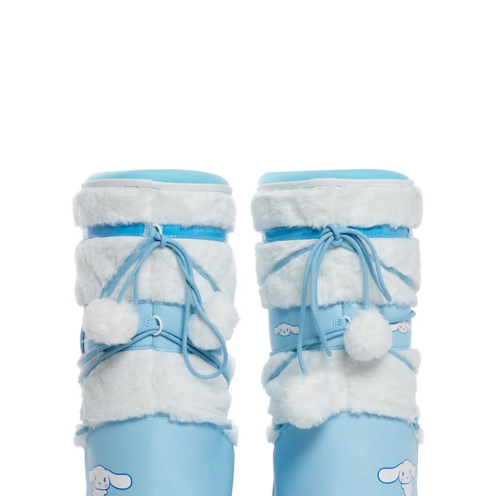 YRU Blizz Cinnamoroll Boots US Women’s Size 6 White Pink Sanrio Dolls Kill Fur - Picture 14 of 14